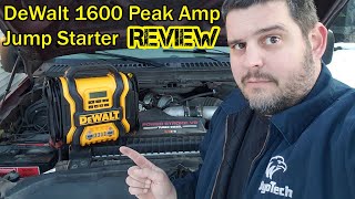 Will it start a Diesel DeWalt 1600 Peak Amp REVIEW [upl. by Ecydnak]