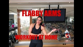 Flabby arms workout at home upper body تمارين شد و تنسيق الجزء العلوي الزنود تتسوى في البيت [upl. by Ahsaetal]