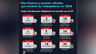 DÍAS DE DESCANSO FESTIVOS Y OBLIGATORIOS ¿CUÁNDO SE PAGAN DOBLES O TRIPLES [upl. by Elleyoj]