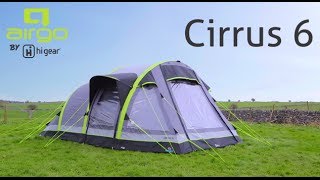 Hi Gear Airgo Cirrus 6 Inflatable 6 Person Tent [upl. by Marlie896]