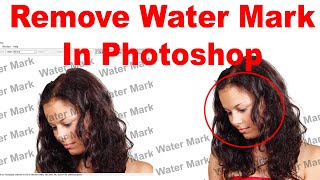 How to remove watermark in photoshop 70 tutorial [upl. by Akcemat]