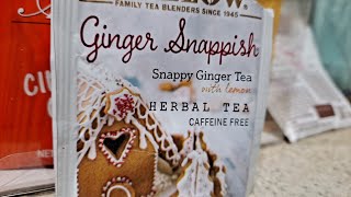 Day 20 Tea Advent calendar Ginger Snappish yum [upl. by Moclam]