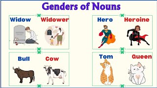 Lesson 66 Genders of Nouns in English vocabulary  Listen and Repeat vocabulary [upl. by Kliber]