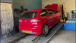 Seat Ibiza 6L PD130 dyno run at pdparts skillaturbo GT1856 [upl. by Laen]