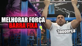 Como melhorar a força na barra fixa [upl. by Annirak739]