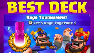 Best Deck for Rage Tournament Win Exclusive Emote [upl. by Fleck]