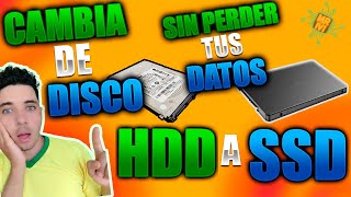 Cómo CLONAR DISCO DURO HDD a SSD 🏆 sin Reinstalar Windows CLOONEDISK 👈 [upl. by Emmi]