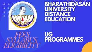 ഭാരതിദാസൻ യൂണിവേഴ്സിറ്റി ഡിസ്റ്റൻസ് എഡ്യൂക്കേഷൻ UG കോഴ്സസ് ഫീസ് education [upl. by Yesnnyl362]