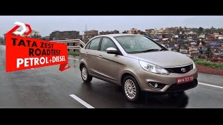 TATA Zest Petrol  Diesel  Review  PowerDrift [upl. by Ailb]