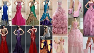 TOP 10 ELEGANT DRESSES COLLECTION 2019 DRESSES FOR EVENING PARTYPROMFLORAL BALL GOWNS [upl. by Tychon979]