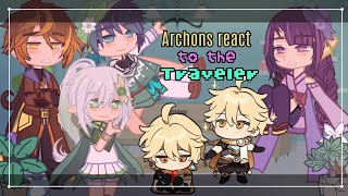 The Archons react to the Traveler  XiaoTher  Genshin Impact  Gacha Club  WeebWobble💙💘 [upl. by Dodwell773]