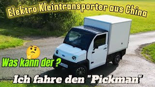 Der Pickman‼️Das ElektroLieferfahrzeug für die Stadt‼️ [upl. by Atsejam654]