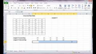 Excel  Sort Matrix data with no rows or columns [upl. by Norahc84]