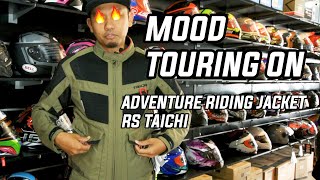 RS TAICHI RSJ340 KOMPASS AIR JACKET  JACKET REVIEW  ADVENTURE RIDING JACKET 2024 [upl. by Antebi]