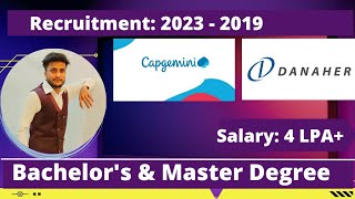 Finally Capgemini Mass Hiring Announced OFF Campus Drive For 2024 20232022 Batch  Hiring [upl. by Fennell231]