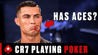 Cristiano Ronaldo VS Miss World Im here to win ♠️ PokerStars [upl. by Ailelc]