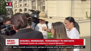 DOSARUL MINERIADEI TERGIVERSAT ÎN INSTANȚEȘtiri B1TV13 iulie 2024 [upl. by Eenalem]