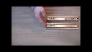 Full extension drawer slides  ball bearing runners for kitchen and bedroom drawers by Buller Ltd [upl. by Belldame]