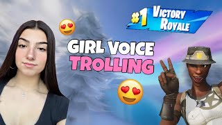 I GIRL Voice Trolled the THIRSTIEST 13 Year Old [upl. by Machutte]