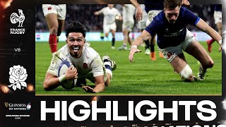 HIGHLIGHTS  🇫🇷 FRANCE V ENGLAND 🏴󠁧󠁢󠁥󠁮󠁧󠁿  2024 GUINNESS MENS SIX NATIONS RUGBY [upl. by Candace528]