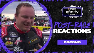 Cole Custer ‘I think we can really carry this’ after earning Pocono win  NASCAR [upl. by Nayr]