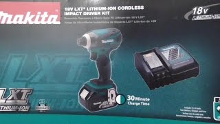 Makita 18V LXT LITHIUMION CORDLESS IMPACT DRIVER KIT REVIEW [upl. by Nnaerb]