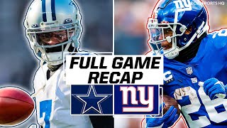 Cowboys vs Giants Trevon Diggs records 10th INT of season in win  CBS Sports HQ [upl. by Laundes]