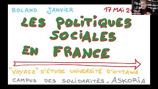 Roland Janvier  Les politiques sociales en France  17052021 [upl. by Wilcox]