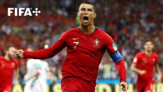 Cristiano Ronaldos Free Kick Goal vs Spain  2018 FIFA World Cup [upl. by Thea]