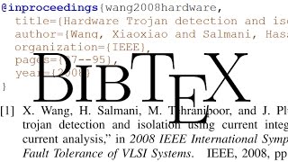 How to Generate References with LaTeX BibTeX [upl. by Waylin]