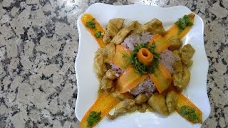 الوصفة الهندية  الدجاج بالكاري و حليب جوز الهند  recette indienne poulet au curry et lait de coco [upl. by Al]