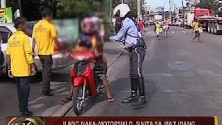 24Oras Ilang nakamotorsiklo sinita ng LTO flying squad dahil sa ibat ibang violation [upl. by Gotthard]