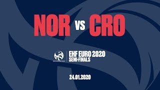 RELIVE  Norway vs Croatia  Semifinals  Mens EHF EURO 2020 [upl. by Esmerelda]