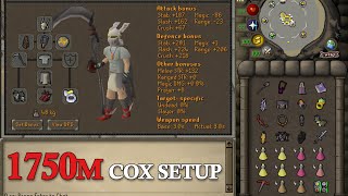 Solo 1750m Setup  No Prep  Chambers of Xerics  OSRS  QCS [upl. by Nelluc]