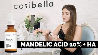 The Ordinary  Mandelic Acid 10  HA  щадящий пилинг с миндальной кислотой [upl. by Eicak450]