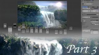 Create Gorgeous Waterfalls  Blender Tutorial  03  Rendering amp Compositing [upl. by Sherborn]