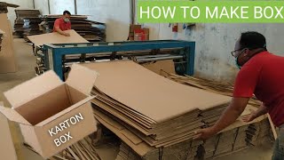 Proses pembuatan Karton Box  How to Make Box [upl. by Adnuahsor955]