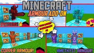 5 Best Armour Addon For Minecraft Pe 😍  Mcsai Gaming  minecraftpe minecraft mcsaigaming [upl. by Akinorev]