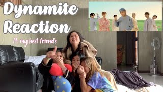 BTS 방탄소년단 Dynamite ‘Official’ Music Video REACTION  SimplySammie [upl. by Ennaillij963]