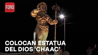 Estatua de dios maya Chaac desvela guerra de dioses con Poseidón en Yucatán  Sábados de FORO [upl. by Aisayt852]