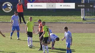 Corvinul CS Hunedoara  ACS Viitorul Cluj 4  1 2  0 Liga 3 Seria 9 etapa a 10a [upl. by Jaimie]