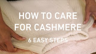 How To Wash A Cashmere Sweater  6 Easy Steps  Iris von Arnim I 2024 [upl. by Llenoil]