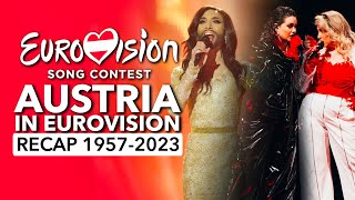 🇦🇹 Austria in Eurovision Song Contest 1957  2023  RECAP Österreich beim Eurovision [upl. by Varian]