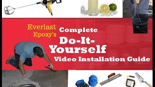 Everlast Epoxy Flooring Installation  HowToInstall Everlast Epoxy Flooring [upl. by Aihsemaj]