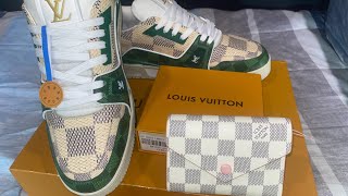 Yeskickscn Louis Vuitton wallet amp Louis Vuitton sneakers [upl. by Ynove]