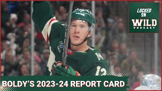 Matt Boldys 202324 Season Report Card minnesotawild mnwild nhl [upl. by Symons651]