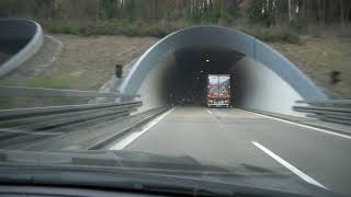 Driving between Mindelheim Germany and Bregenz Austria [upl. by Metabel571]