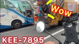 Wow員林垃圾車清運日常｜KEE789521代（19）又沒電了！｜ asmr rubbish 日常 vlog wow threads [upl. by Odnarb]