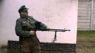 Firing WWII ZB vz 2630 MG30t Machine Gun 792mm  FULL AUTO [upl. by Inat]