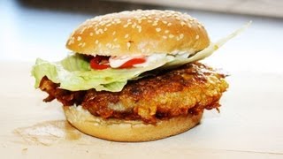 REZEPT CRISPY CHICKEN BURGER KING STYLE  SCHNELL amp EINFACH [upl. by Koss]